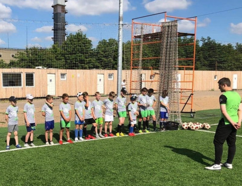 Комплекс раздевалок с судейской