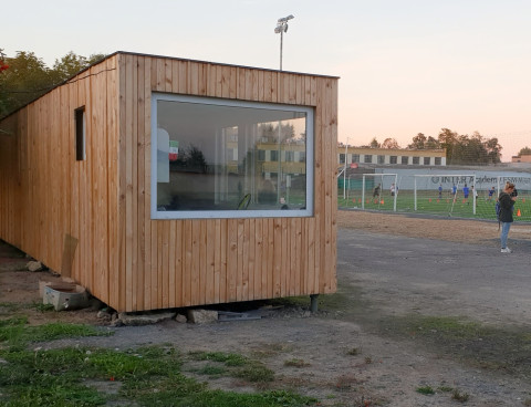 Комплекс раздевалок с судейской