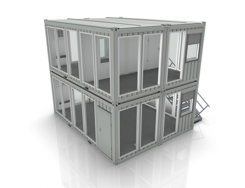 Модульное здание  из блок-контейнеров
