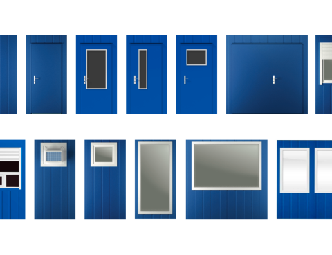 Блок-контейнер  с внутренней лестницей