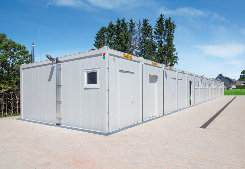 Раздевалки для персонала и спортивных команд