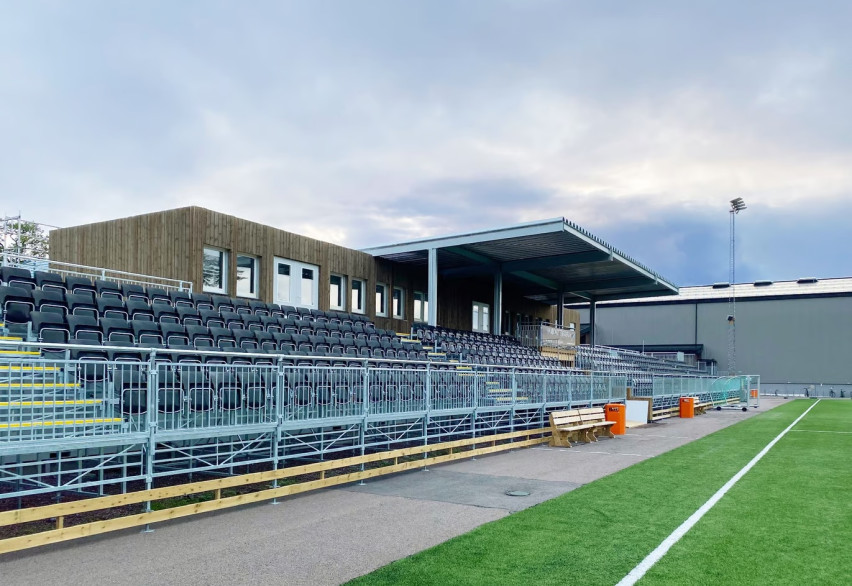 Раздевалки для персонала и спортивных команд