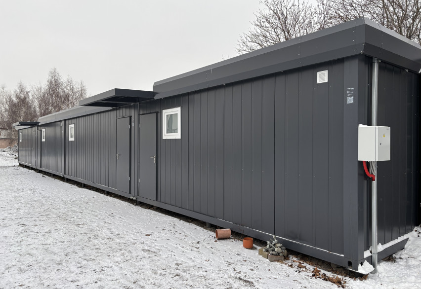 Раздевалки для персонала и спортивных команд