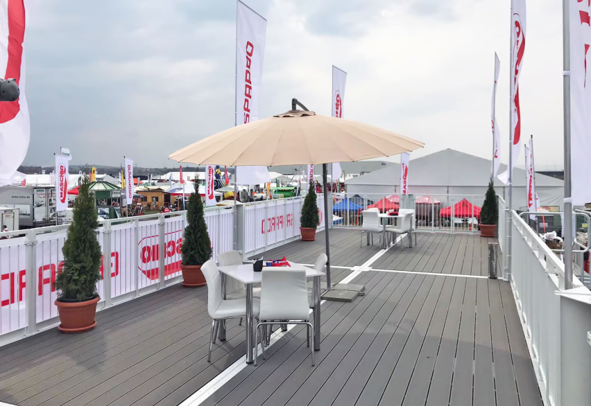 Контейнер-терраса  с крышей / без крыши