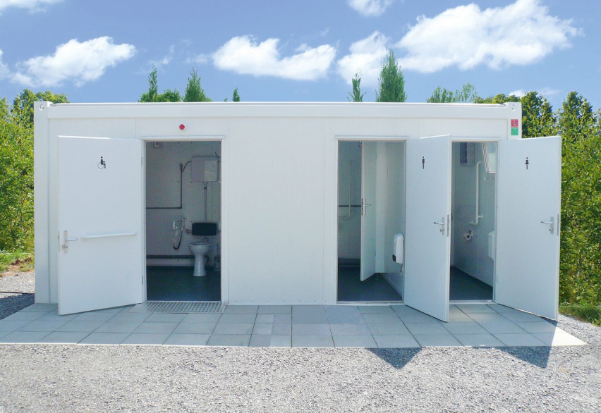 Туалетные и душевые сантехнические модули